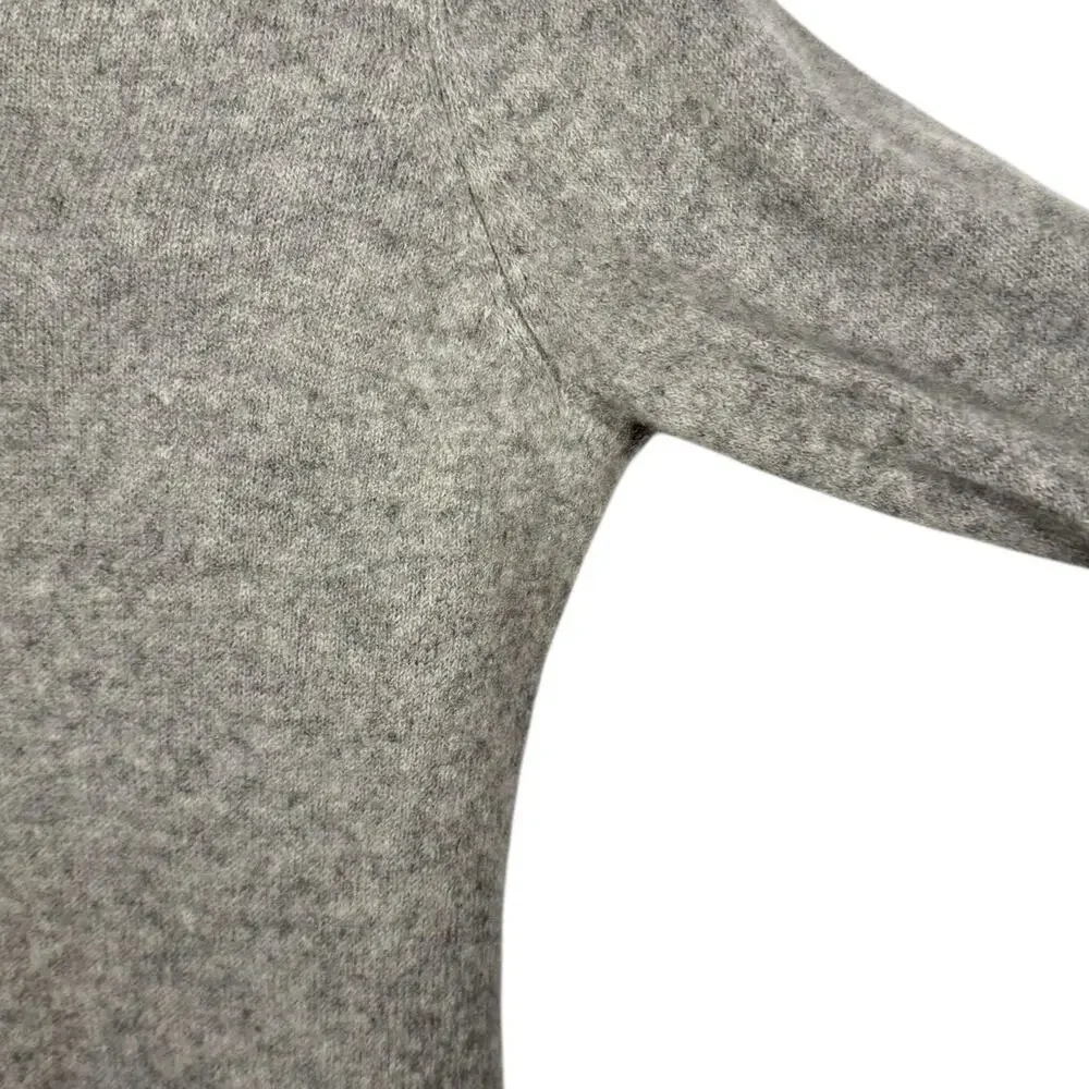 14th & Union Basic Casual 100% Cashmere V Neck Rolled Hem Knit Sweater Top Sz XL